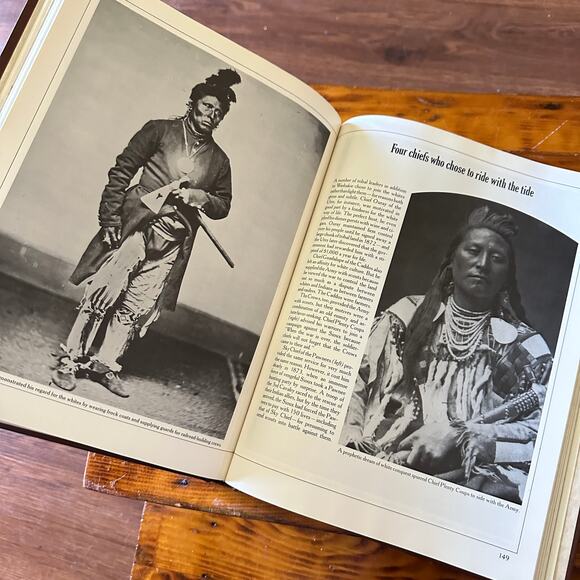 Vintage 1977 Time-Life Books The Old West The Great Chiefs Hardcover Book - Picture 7 of 8